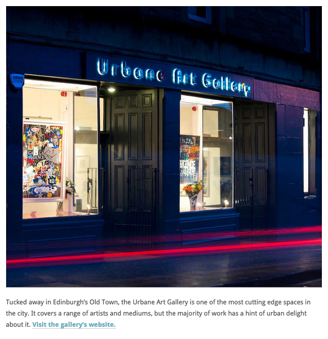 Urbane Art Gallery was described as "one of the most cutting edge spaces in the city" in a review by Lizzie Davey.